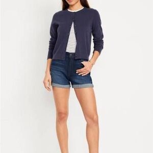 Old Navy Dark Blue Jean Shorts